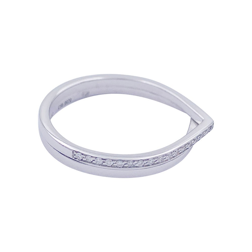 Bague Repossi, "Antifer", or blanc, diamants - Castafiore