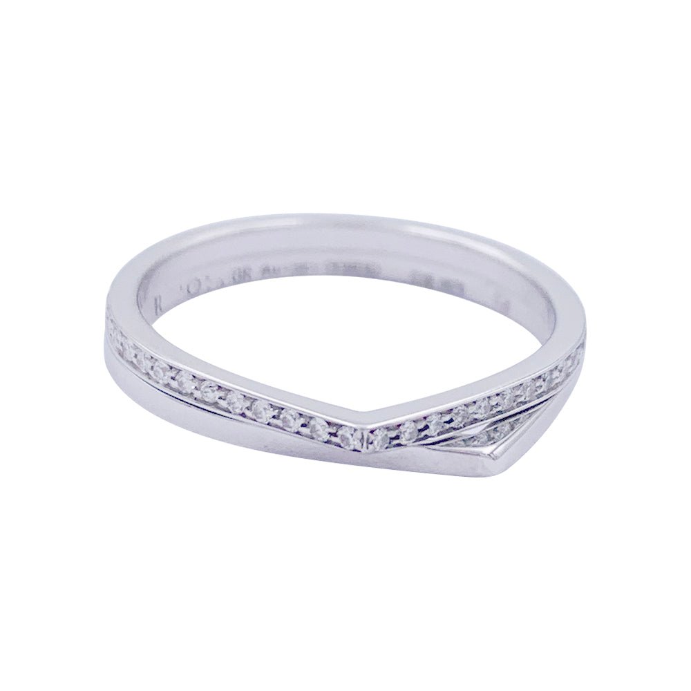 Bague Repossi, "Antifer", or blanc, diamants - Castafiore