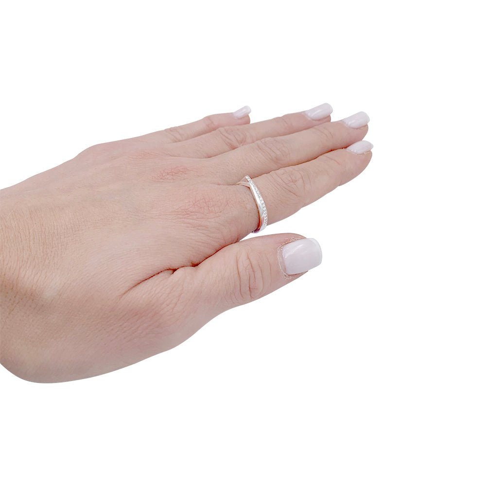 Bague Repossi, "Antifer", or blanc, diamants - Castafiore