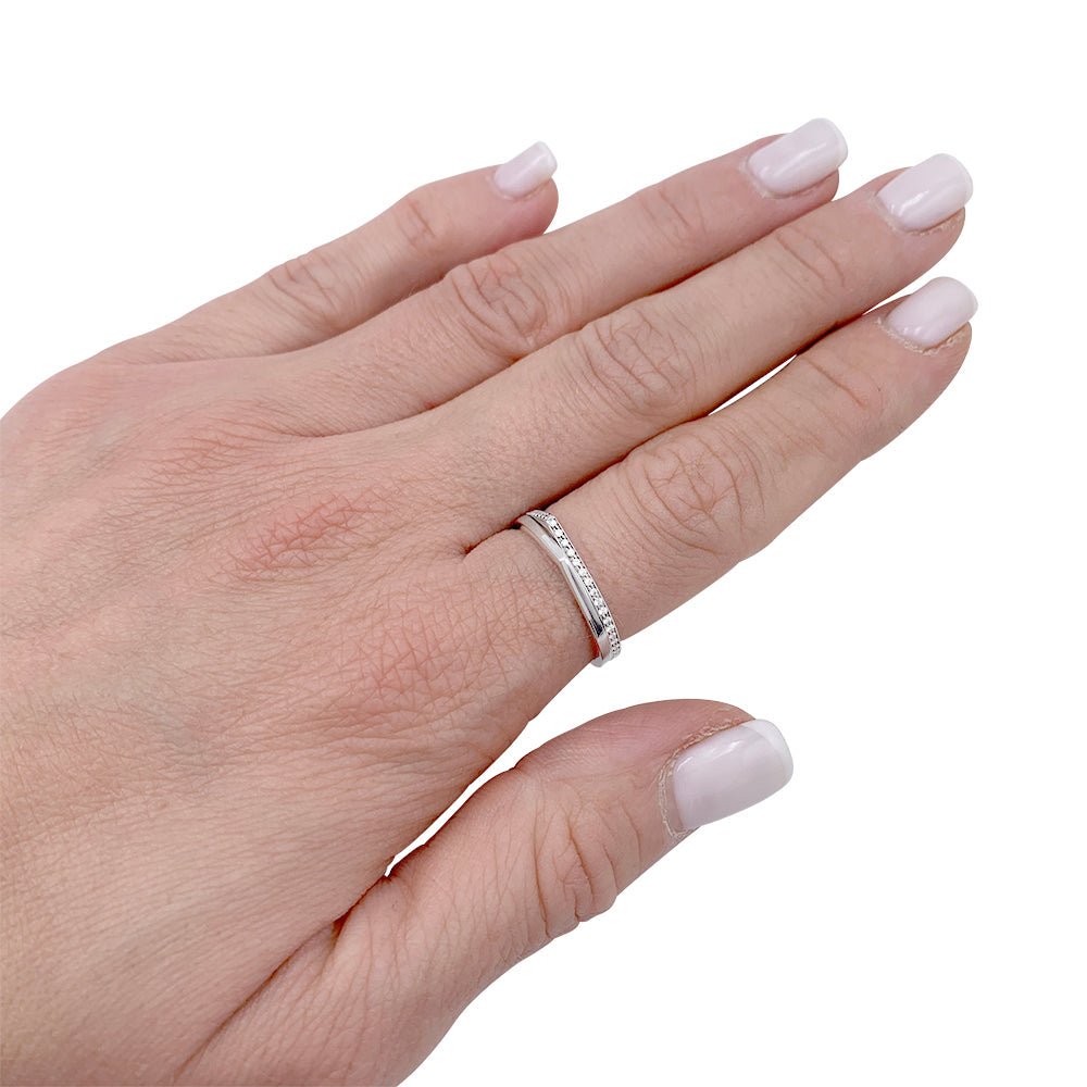 Bague Repossi, "Antifer", or blanc, diamants - Castafiore