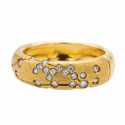 Bague REPOSSI Astrale en or jaune et diamants - Castafiore