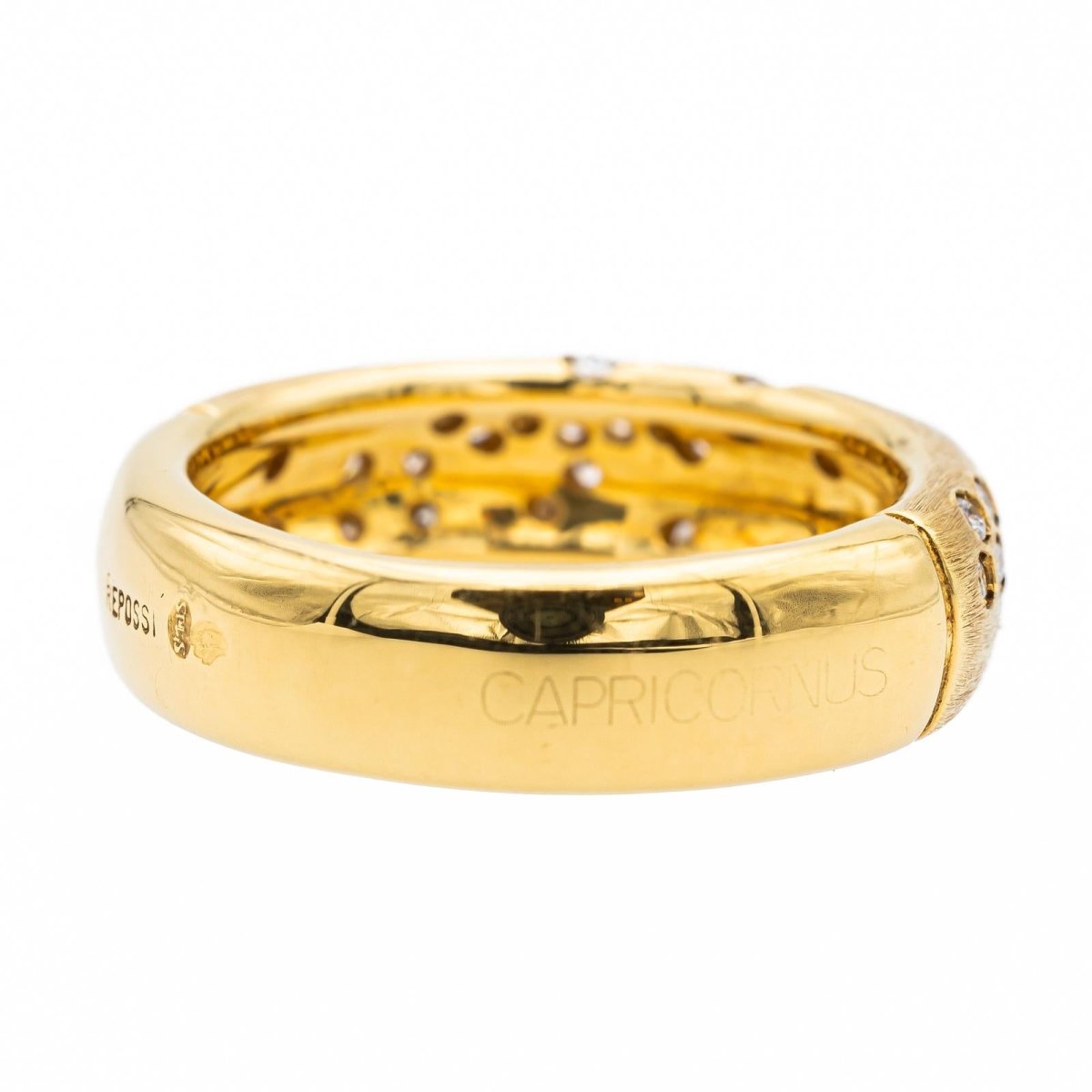 Bague REPOSSI Astrale en or jaune et diamants - Castafiore