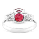 Bague rubis diamants - Castafiore