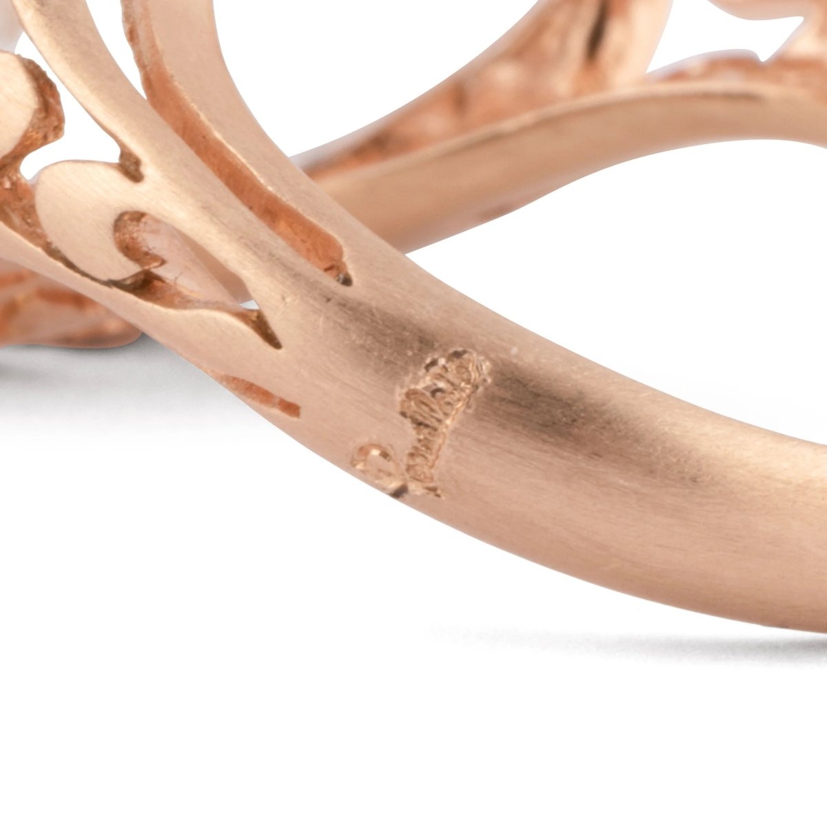 Bague signée Pomellato, Arabesque en or rose - Castafiore