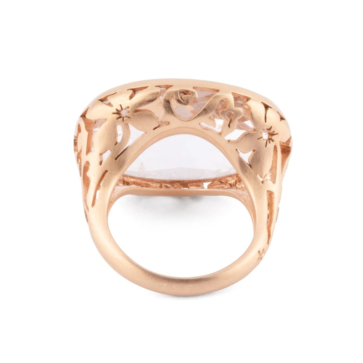 Bague signée Pomellato, Arabesque en or rose - Castafiore