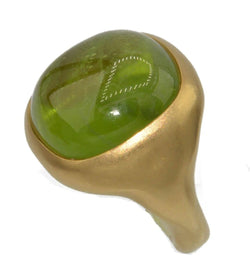 Bague signée Pomellato ornée d'un péridot - Castafiore