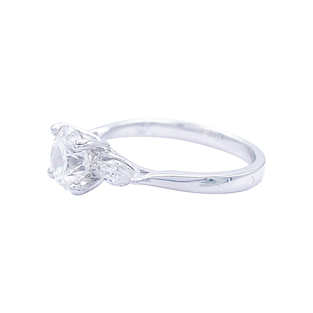 Bague solitaire 1,08 carat G Pur 10x - Castafiore