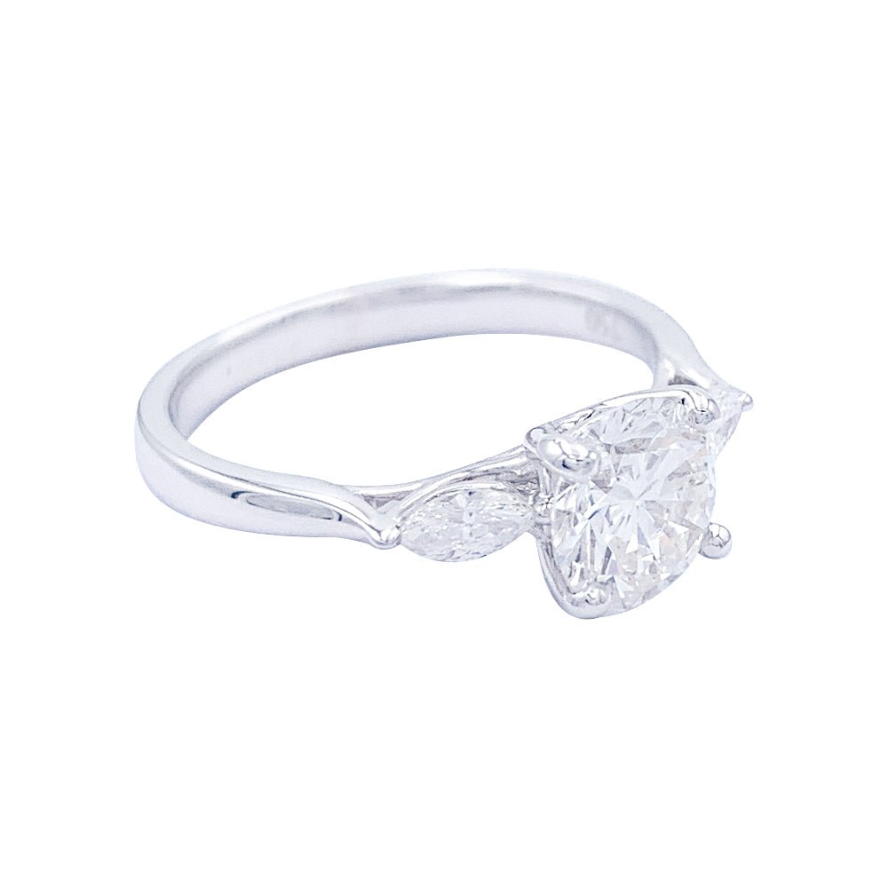 Bague solitaire 1,08 carat G Pur 10x - Castafiore