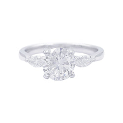 Bague solitaire 1,08 carat G Pur 10x - Castafiore