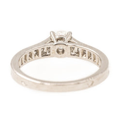 Bague Solitaire CARTIER 1895 en platine et diamant - Castafiore