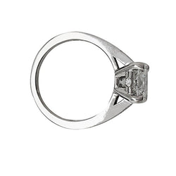 Bague solitaire diamant 2,02 carats en platine - Castafiore