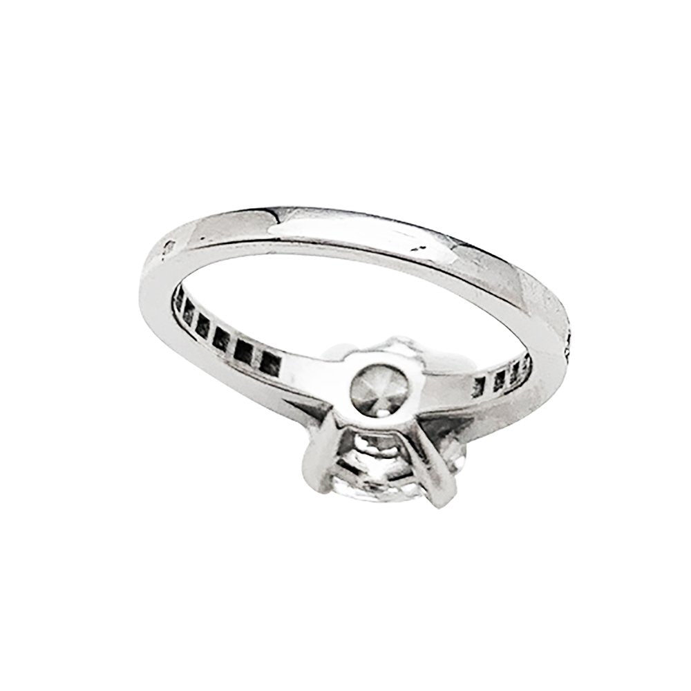 Bague solitaire diamant 2,02 carats en platine - Castafiore