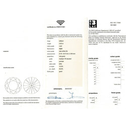 Bague solitaire diamant 2,02 carats en platine - Castafiore