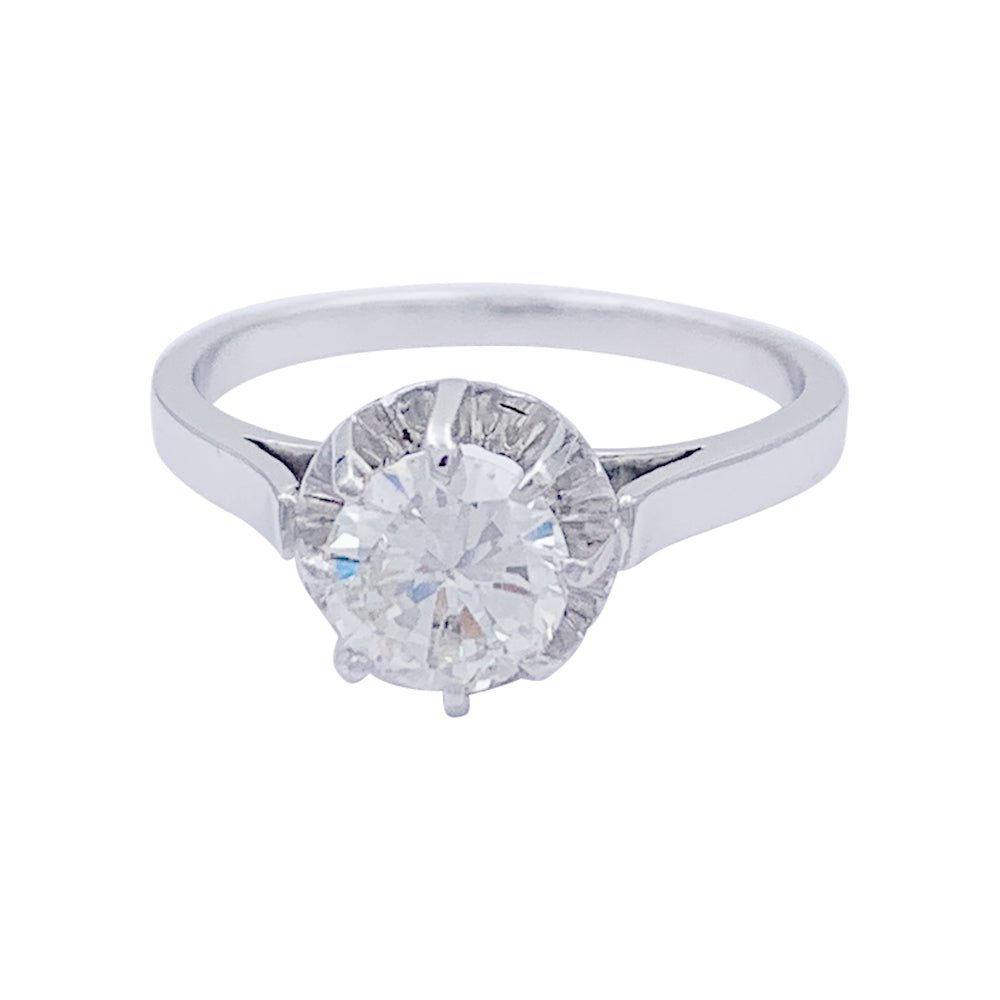 Bague solitaire diamant - Castafiore