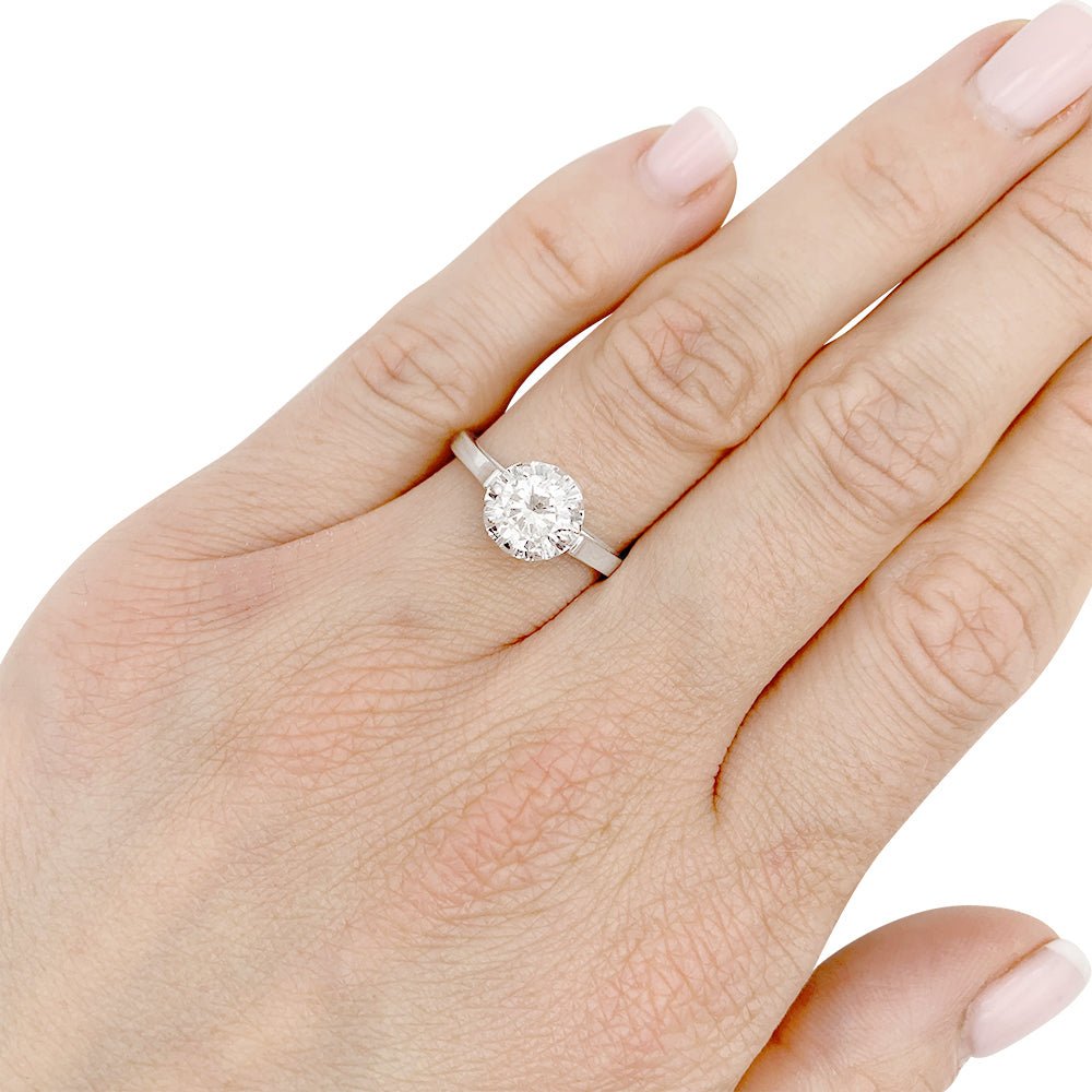 Bague solitaire diamant - Castafiore