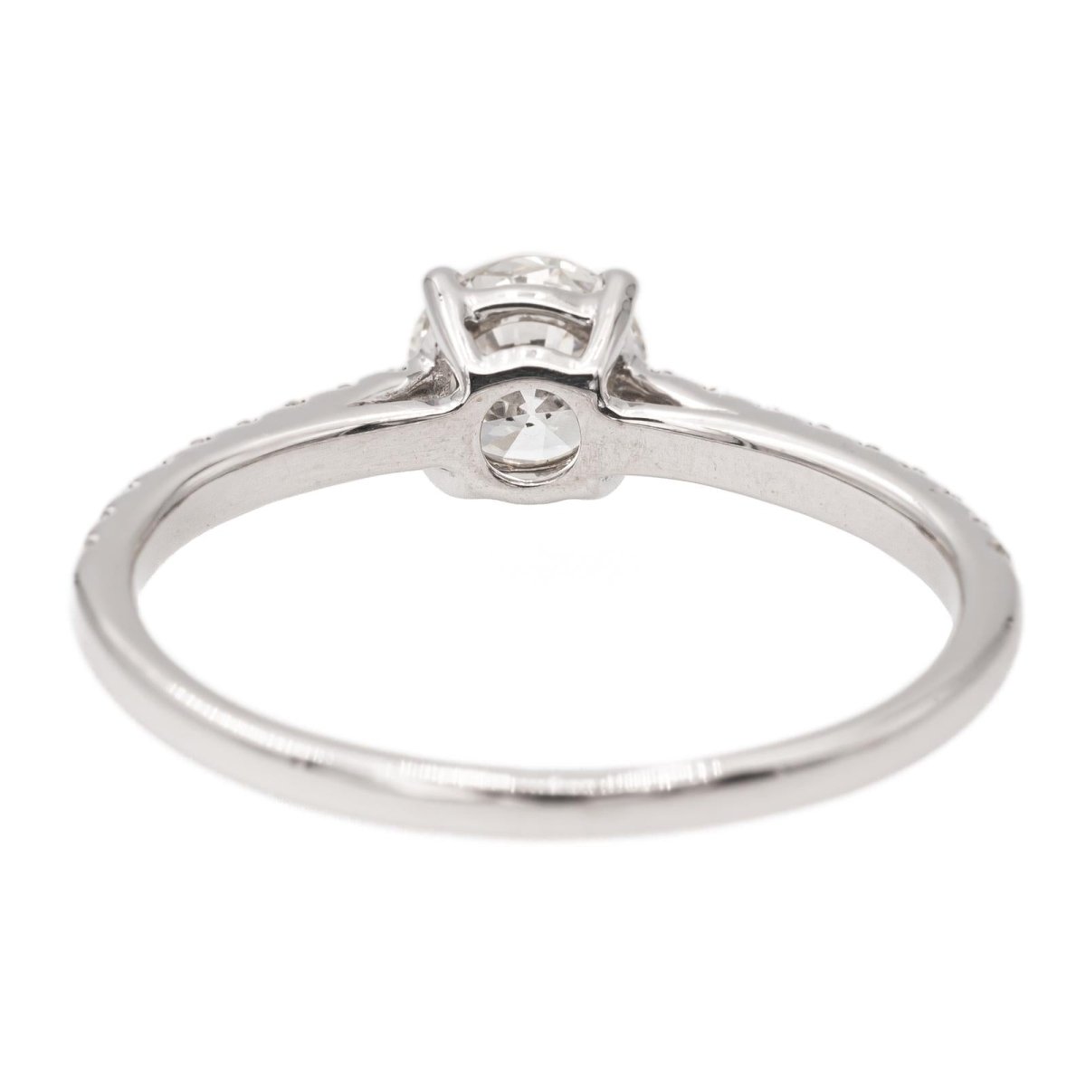 Bague Solitaire en or blanc diamant - Castafiore