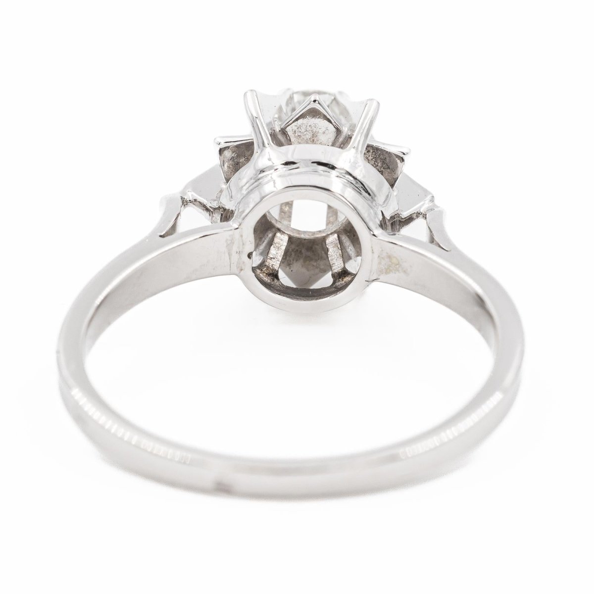 Bague Solitaire en or blanc diamant - Castafiore