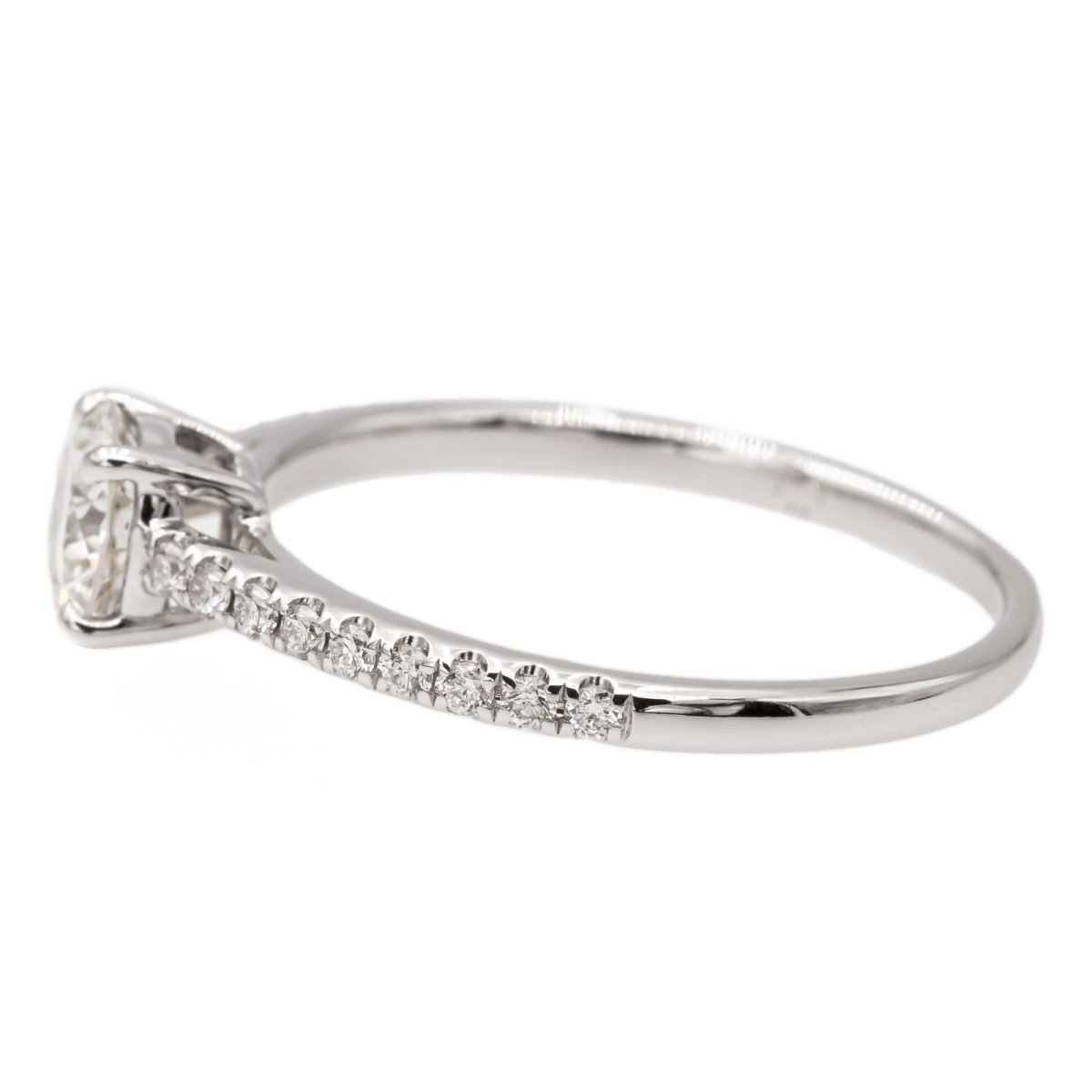 Bague Solitaire en or blanc diamant - Castafiore