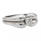 Bague Solitaire en or blanc et diamant - Castafiore