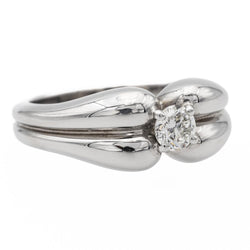 Bague Solitaire en or blanc et diamant - Castafiore