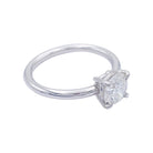 Bague Solitaire en or blanc et diamant - Castafiore