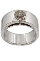 Bague Solitaire en or blanc et diamant - Castafiore