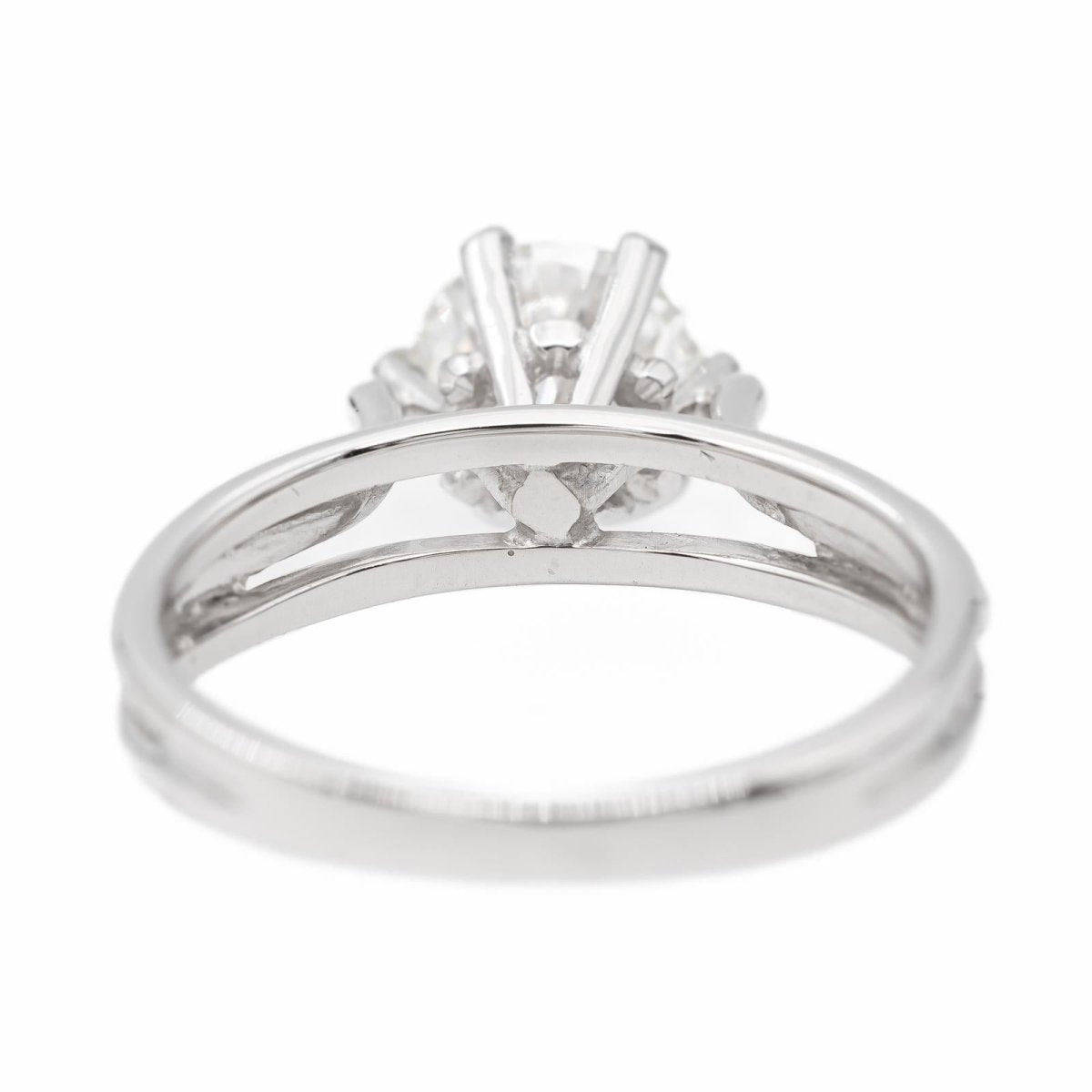 Bague Solitaire en or blanc et diamant - Castafiore