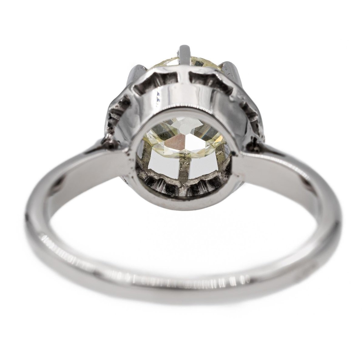 Bague Solitaire en or blanc et diamant - Castafiore