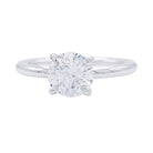 Bague Solitaire en or blanc et diamant - Castafiore