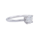 Bague Solitaire en or blanc et diamant - Castafiore