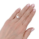 Bague Solitaire en or blanc et diamant - Castafiore