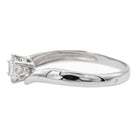 Bague Solitaire en or blanc et diamant - Castafiore