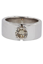 Bague Solitaire en or blanc et diamant - Castafiore