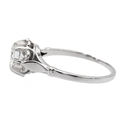 Bague Solitaire en or blanc et diamant - Castafiore