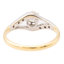 Bague Solitaire en or blanc et diamants - Castafiore