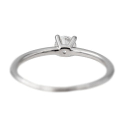 Bague Solitaire en or blanc et diamants - Castafiore