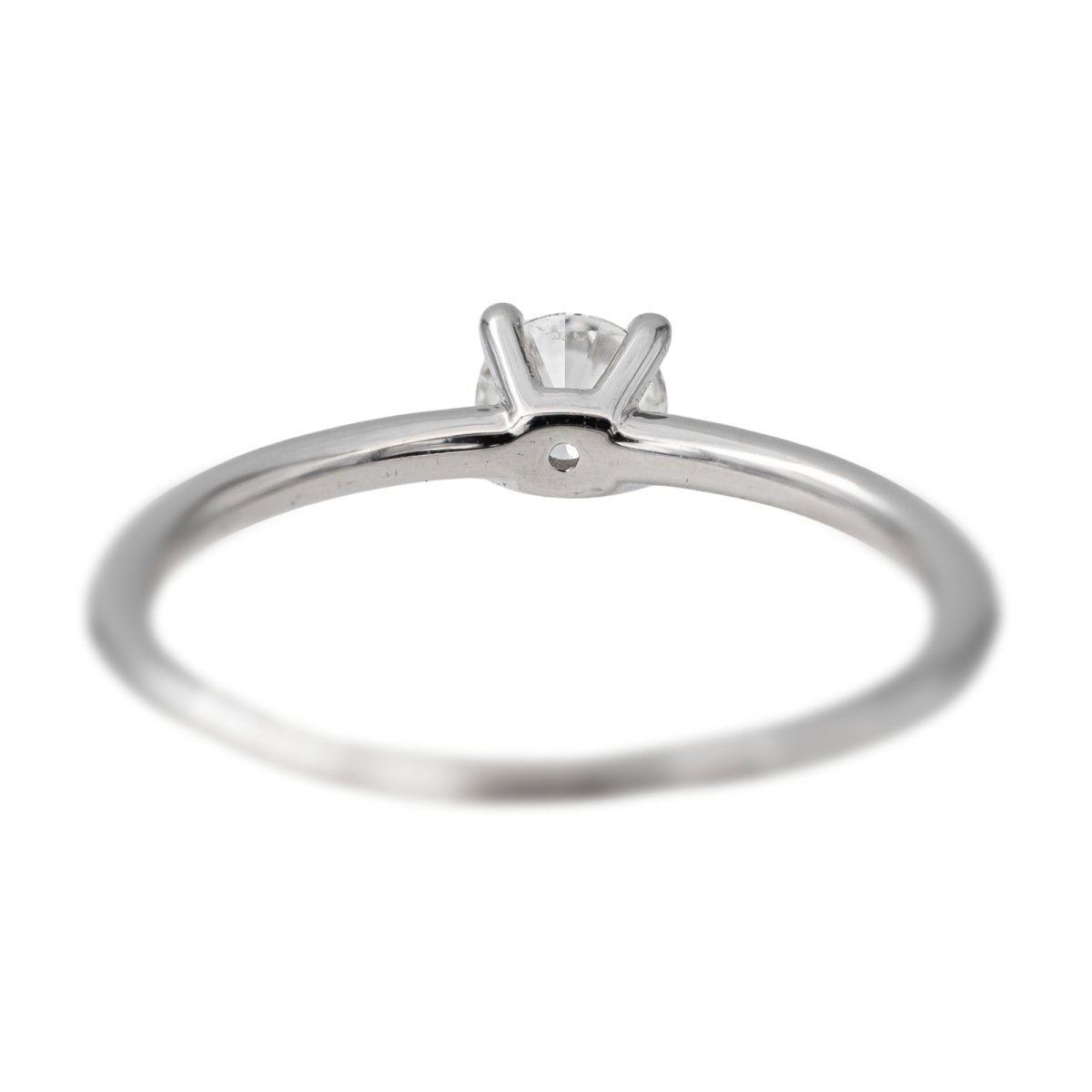 Bague Solitaire en or blanc et diamants - Castafiore