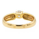 Bague Solitaire en or jaune et diamant - Castafiore