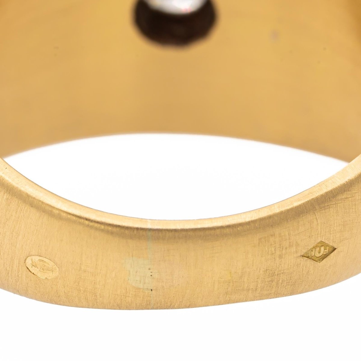 Bague Solitaire en or jaune et diamant - Castafiore