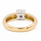 Bague Solitaire en or jaune et diamant - Castafiore