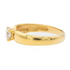 Bague Solitaire en or jaune et diamant - Castafiore