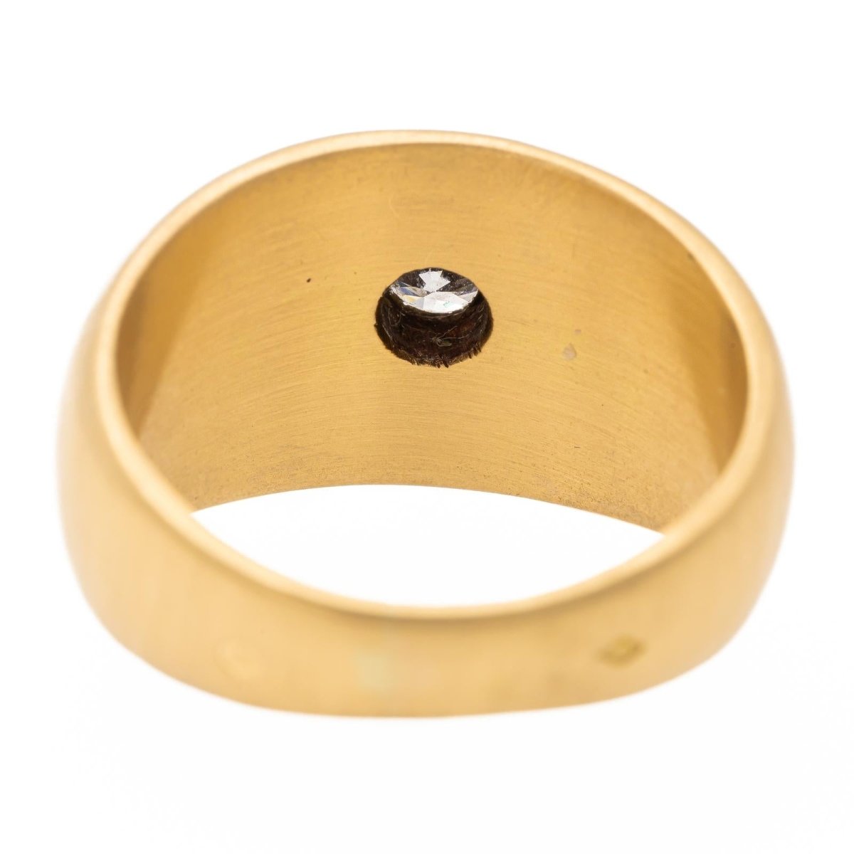 Bague Solitaire en or jaune et diamant - Castafiore