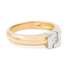 Bague Solitaire en or jaune et diamant - Castafiore