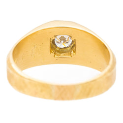 Bague Solitaire en or jaune, or blanc et diamant - Castafiore