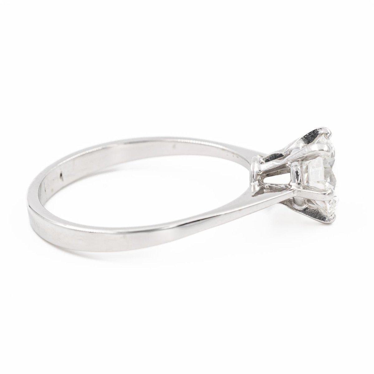 Bague Solitaire en platine et diamant - Castafiore