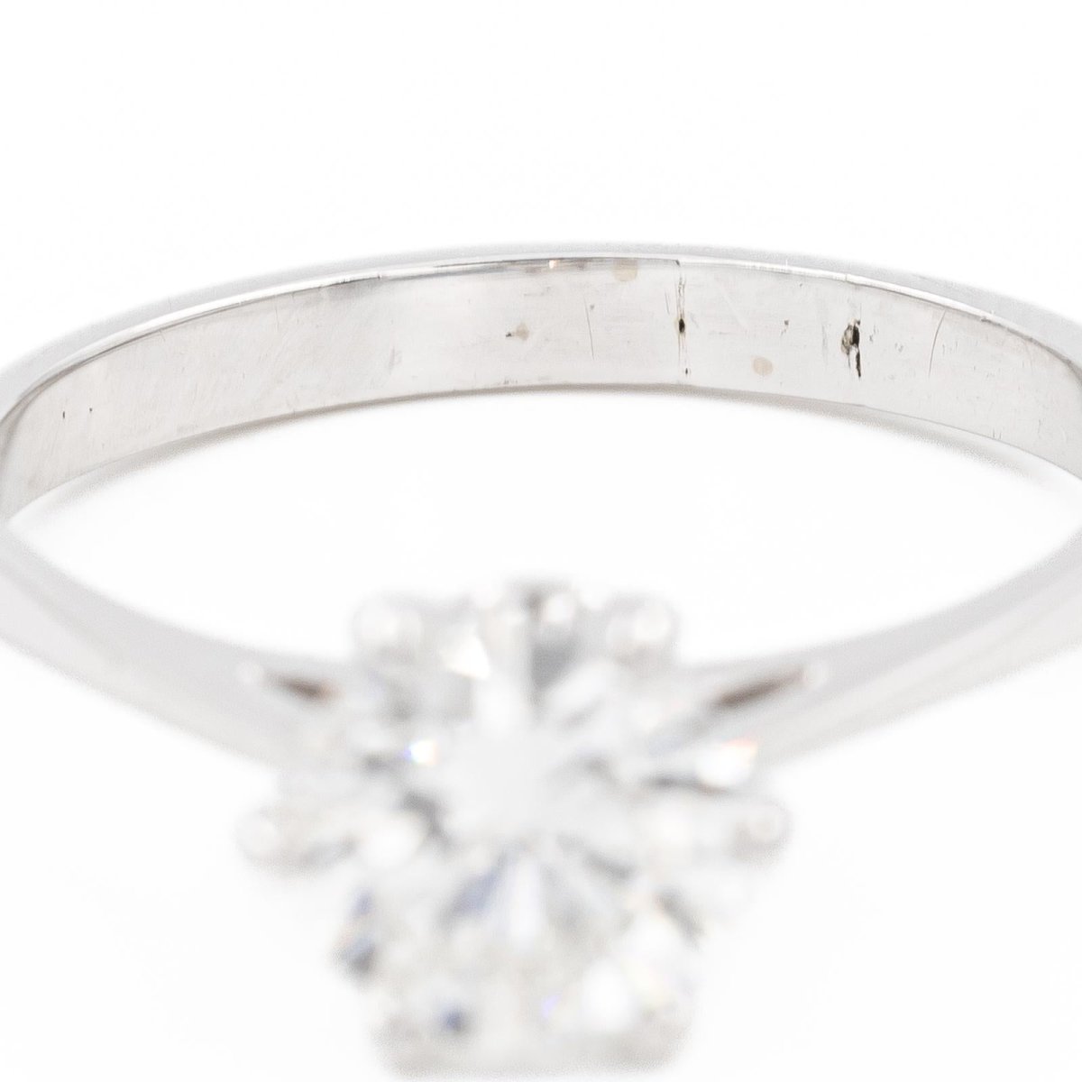 Bague Solitaire en platine et diamant - Castafiore
