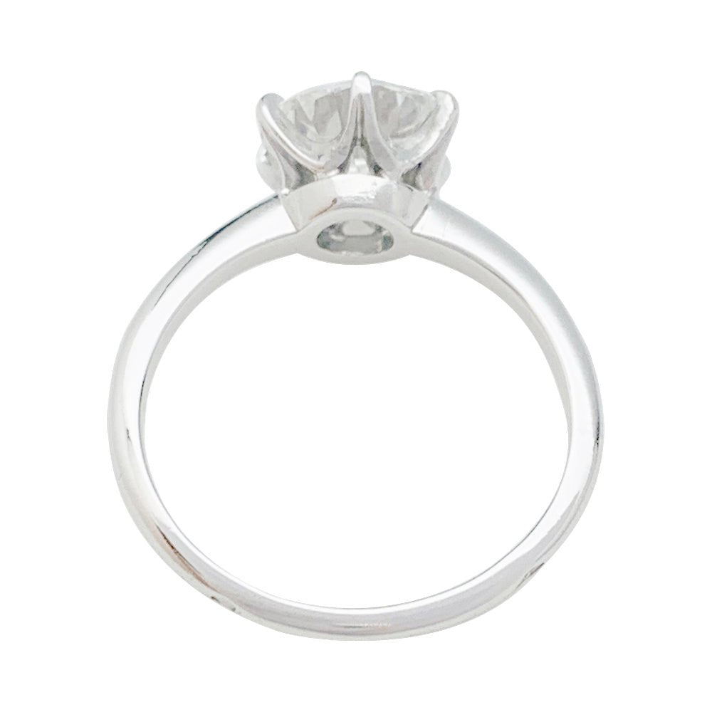 Bague Solitaire en platine et diamant - Castafiore