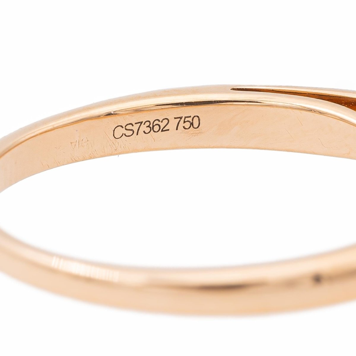 Bague Solitaire MAUBOUSSIN en or rose et diamant - Castafiore