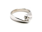 Bague Solitaire Or blanc Diamant - Castafiore