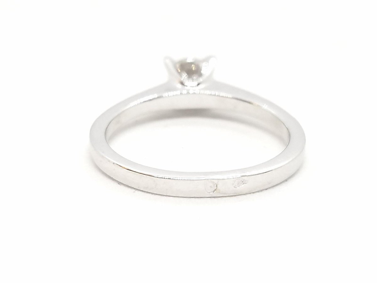 Bague Solitaire Or blanc Diamant - Castafiore